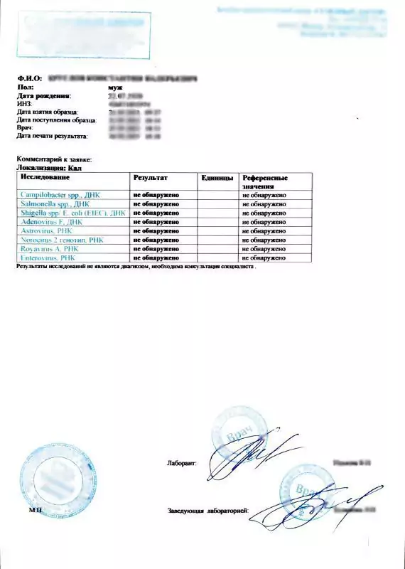 Купить анализ кала на кишечную группу в Москве.